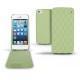 レザーケース Apple iPhone 5  - Vert olive - Couture ( Nappa - Pantone 578U ) 
