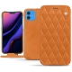 가죽 커버 Apple iPhone 11 - Mandarine vintage - Couture