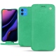 가죽 커버 Apple iPhone 11 - Menthe vintage ( Pantone 562C ) 