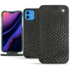 가죽 커버 Apple iPhone 11 - Serpent nero