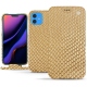 Apple iPhone 11 leather case - Serpent sabbia