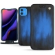 Lederschutzhülle Apple iPhone 11 - Bleu Patine
