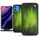 가죽 커버 Apple iPhone 11 - Vert Patine