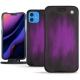 Custodia in pelle Apple iPhone 11 - Violet Patine