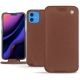 Custodia in pelle Apple iPhone 11 - Marron délicat