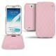 Funda de piel Samsung Galaxy Note 2  - Rose - Couture ( Nappa - Pantone 2365C ) 