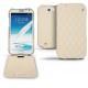 Funda de piel Samsung Galaxy Note 2  - Beige - Couture ( Nappa - Pantone 7502C ) 