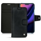 Housse cuir Apple iPhone 11 - Dark vintage ( Roughtcut - Black#5256 ) 