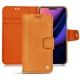 Lederschutzhülle Apple iPhone 11 - Mandarine vintage ( Pantone 165C ) 