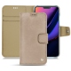 Apple iPhone 11 leather case - Taupe vintage ( Pantone 7530C ) 