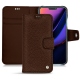 Apple iPhone 11 leather case - Châtaigne ( Pantone 476C ) 