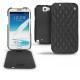Funda de piel Samsung Galaxy Note 2  - Noir - Couture ( Nappa - Black ) 