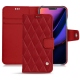 가죽 커버 Apple iPhone 11 - Rouge - Couture ( Nappa - Pantone 199C ) 