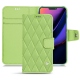 Custodia in pelle Apple iPhone 11 - Vert olive - Couture ( Nappa - Pantone 578U ) 