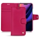 Apple iPhone 11 leather case - Rose fluo