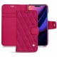 Custodia in pelle Apple iPhone 11 - Rose fluo - Couture