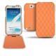 Funda de piel Samsung Galaxy Note 2  - Orange - Couture ( Nappa - Pantone 1495U ) 