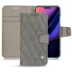 Capa em pele Apple iPhone 11 - Acier vintage - Couture