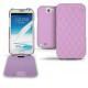 Funda de piel Samsung Galaxy Note 2  - Lilas - Couture ( Nappa - Pantone 2645U ) 