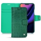 가죽 커버 Apple iPhone 11 - Crocodile pino