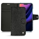 Apple iPhone 11 leather case - Serpent nero