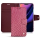 Apple iPhone 11 leather case - Serpent ciclamino
