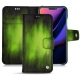Apple iPhone 11 leather case - Vert Patine