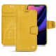 가죽 커버 Apple iPhone 11 - Jaune soulèu