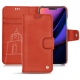 Capa em pele Apple iPhone 11 - Arange clouquié