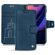 Lederschutzhülle Apple iPhone 11 - Blu mediterran