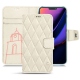 Apple iPhone 11 leather case - Blanc escumo - Couture