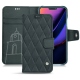 가죽 커버 Apple iPhone 11 - Blu marino - Couture