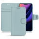 Apple iPhone 11 leather case - Bleu Ciel PU
