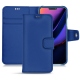 가죽 커버 Apple iPhone 11 - Bleu Océan PU