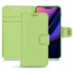 Lederschutzhülle Apple iPhone 11 - Vert olive PU