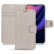 Apple iPhone 11 leather case - Taupe innocent