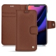 Lederschutzhülle Apple iPhone 11 - Marron délicat