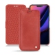 Apple iPhone 11 leather case - Cerise vintage ( Pantone 185C ) 