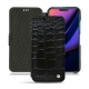 Capa em pele Apple iPhone 11 - Crocodile nero