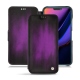 Apple iPhone 11 leather case - Violet Patine