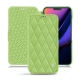 Custodia in pelle Apple iPhone 11 - Vert olive - Couture ( Nappa - Pantone 578U ) 