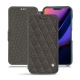 Funda de piel Apple iPhone 11 - Anthracite - Couture ( Pantone 424C ) 