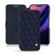 Housse cuir Apple iPhone 11 - Cobalt - Couture ( Pantone 2766C ) 