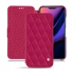 Custodia in pelle Apple iPhone 11 - Rose fluo - Couture