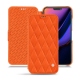Custodia in pelle Apple iPhone 11 - Orange fluo - Couture