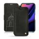 レザーケース Apple iPhone 11 - Negre poudro