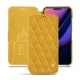 Custodia in pelle Apple iPhone 11 - Jaune soulèu - Couture