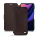 Apple iPhone 11 leather case - Marron envoûtant