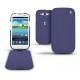 Housse cuir Samsung GT-i9300 Galaxy S III  - Cobalt ( Pantone 2766C ) 