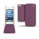 Custodia in pelle Apple iPhone 5  - Lie de vin ( Pantone 5115C ) 